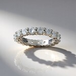 Bague en argent et Zircon