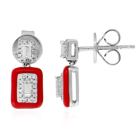 SI1 (H) Brillant-Goldohrringe (de Melo)