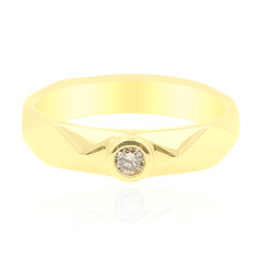 Anello in oro con Diamante Champagne SI2 (de Melo)