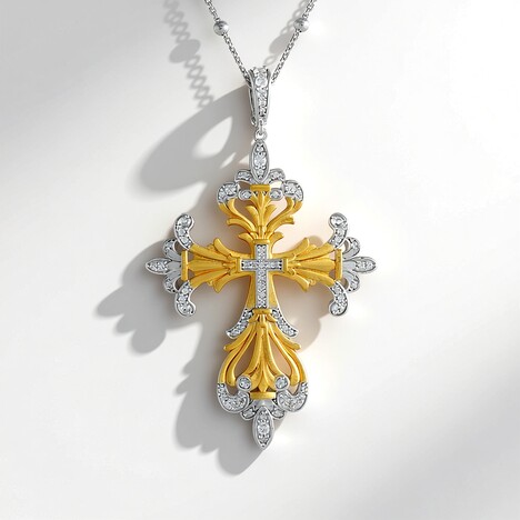 Collana in argento con Zircone (Dallas Prince Designs)