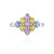 Ceylon Pink Sapphire Silver Ring