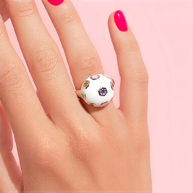 Anello in argento con Ametista (MONOSONO COLLECTION)