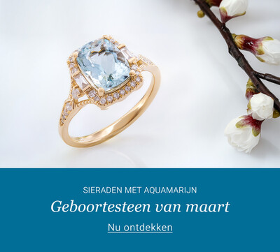 De geboortesteen van maart