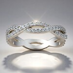 Anello in argento con Zircone