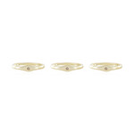 Anello in oro con Diamante Champagne I2 (de Melo Gold)