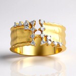 Bague en argent et Diamant I1 (G) (Annette)