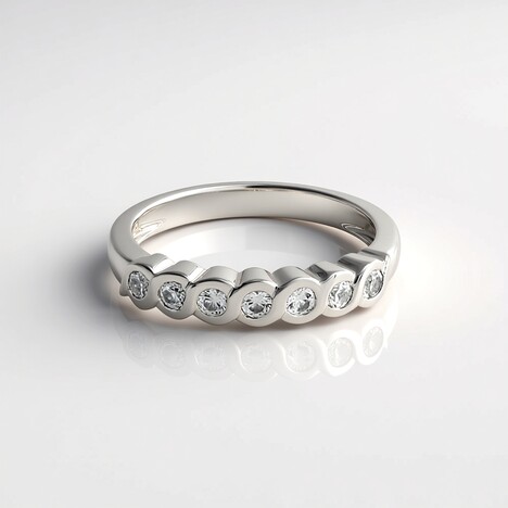 Anello in argento con Zircone