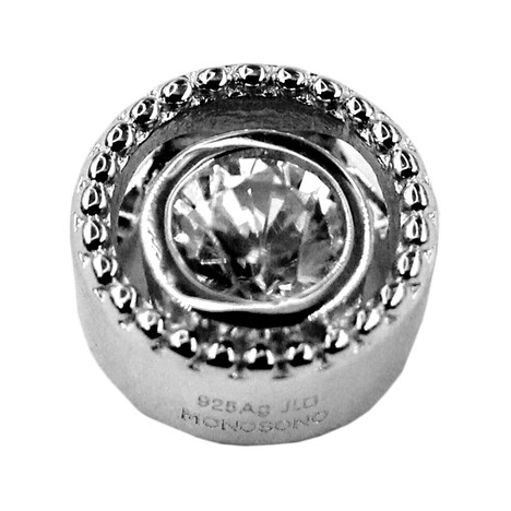 Zilveren hanger met een zirkoon (MONOSONO COLLECTION)