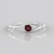 Anello in argento con Rubino Tanzania