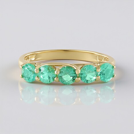 Anello in oro con Smeraldo Russo (de Melo Gold)