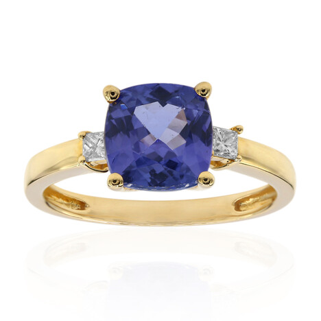 AAA-Tansanit-Goldring (CIRARI)