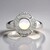 Bague en argent et Opale Welo (MONOSONO COLLECTION)
