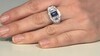 Anillo en plata con Cianita de Nepal (Dallas Prince Designs)