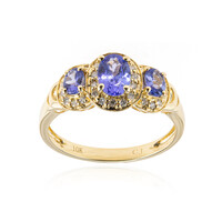 Anello in oro con Tanzanite AAA