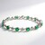 Bracelet en argent et Emeraude de Zambie