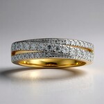 Anello in oro con Diamante IF (D) (Annette)