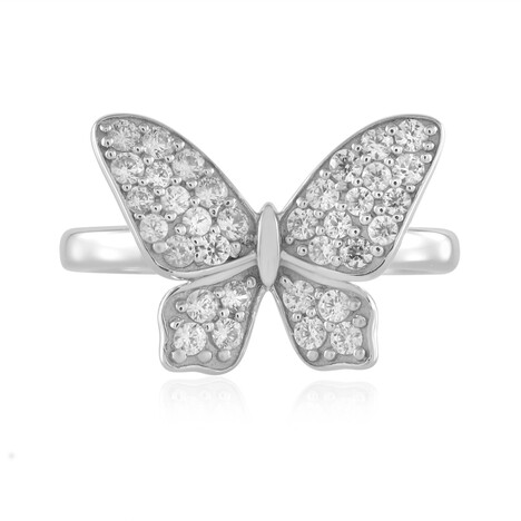 Bague en argent et Zircon