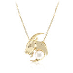 Collana in argento con Perla d'Acqua Dolce Bianca