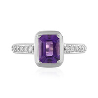 Siberian Amethyst Silver Ring