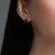 Pendientes en plata con Amatista de Siberia