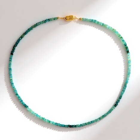 Collana in argento con Grandidierite (Adela Silber)
