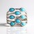 Anello in argento con Turchese Sleeping Beauty