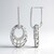 Boucles d'oreilles en argent et Zircon