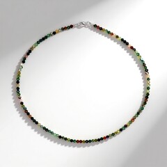 Collana in argento con Agata Muschiata