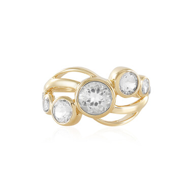 Anello in oro con Danburite (de Melo)