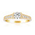 Gouden ring met een VVS2 (G) Diamant (Annette)