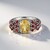 Anello in argento con Berillo Giallo