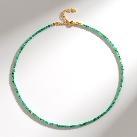 Collier en argent et Emeraude de Zambie