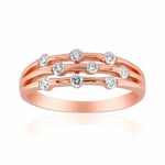 9K SI1 (G) Diamond Gold Ring (Annette)