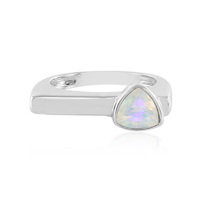 Anello in argento con Opale di Welo (MONOSONO COLLECTION)