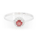 Bague en argent et Grenat de Malaya