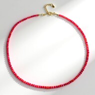 Collana in argento con Opale Rosa dell'Etiopia