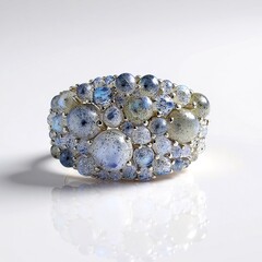 Zilveren ring met een Blauwe Minary Labradoriet
