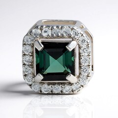 Ciondolo in argento con Indicolite (Adela Silber)