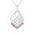 Collar en plata con Diamante chocolate I2