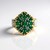 Anello in argento con Smeraldo Zambia (Gems en Vogue)