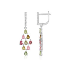 Orecchini in argento con Tormalina