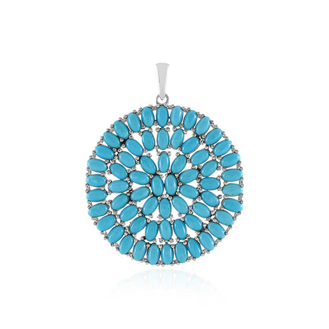 Sleeping Beauty-Türkis-Silberanhänger (Faszination Türkis)