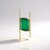 Ciondolo in argento con Onice Verde (MONOSONO COLLECTION)