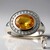 Anello in argento con Citrino (Remy Rotenier)