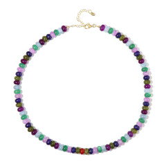 Collana in argento con Quarzo Lavanda