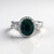 Anello in argento con Grandidierite