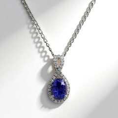 Collana in oro con Tanzanite AAA (CIRARI)