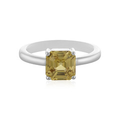 Anello in argento con Zircone Giallo