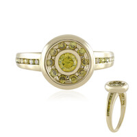 Gelber VS1 Diamant-Goldring
