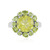 Zilveren ring met een Ouro Verde kwarts
